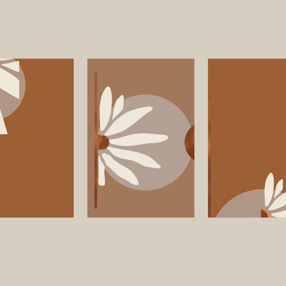 Abstract Digital Prints l Floral Graphic Print l Minimalist l Botanical and Mode - Picture 10 of 10